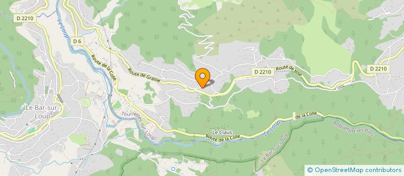 localisation de l'entreprise HARMONY BURO à TOURRETTES-SUR-LOUP