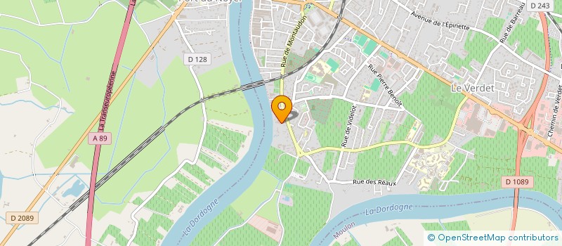 localisation de l'entreprise HARMONY COLORS  LIBOURNE