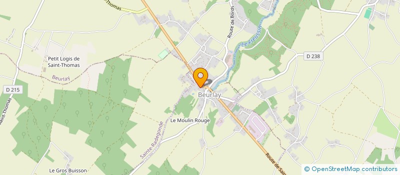 localisation de l'entreprise HARMONY DISTRIBUTION  BEURLAY