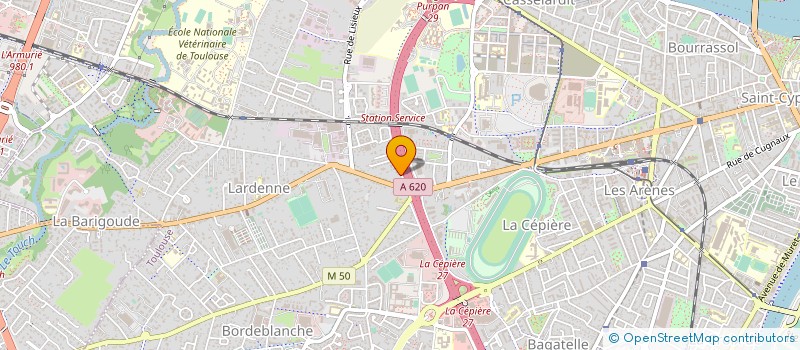 localisation de l'entreprise HARMONY FUNERAIRE à TOULOUSE