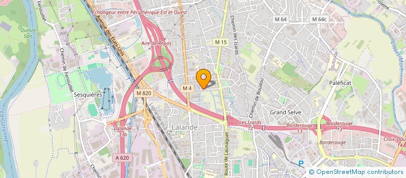 localisation de l'entreprise HARMONY GRACES  TOULOUSE