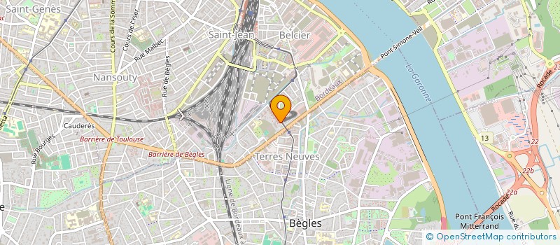 localisation de l'entreprise HARMONY GYM  BORDEAUX