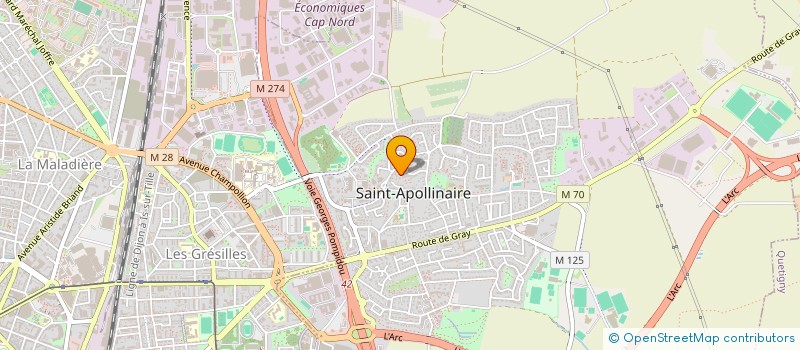 localisation de l'entreprise HARMONY HOME  SAINT-APOLLINAIRE