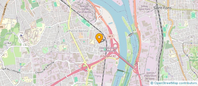 localisation de l'entreprise HARMONY LINE  OULLINS-PIERRE-BENITE