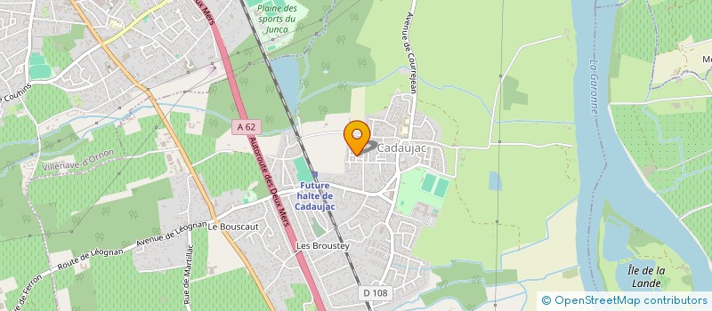 localisation de l'entreprise HARMONY NAKAYOKU  CADAUJAC