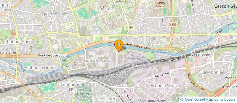 localisation de l'entreprise HARMONY PAGAIES SPORT SANTE BIEN ETRE  RENNES