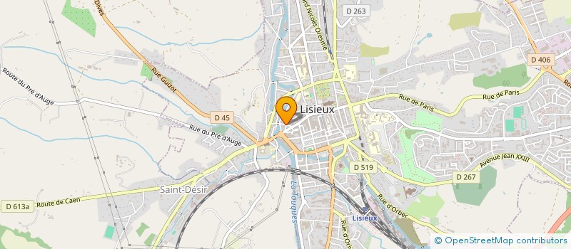 localisation de l'entreprise HARMONY PIZZA à LISIEUX