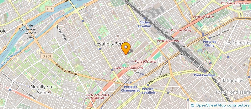 localisation de l'entreprise HARMONY PROJECT à LEVALLOIS-PERRET