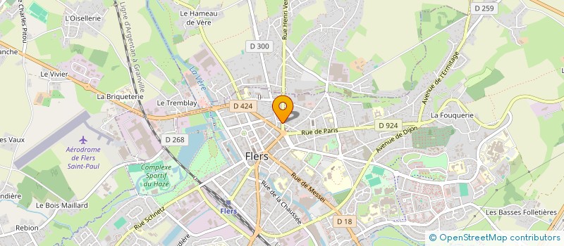 localisation de l'entreprise HARMONY SARL à FLERS