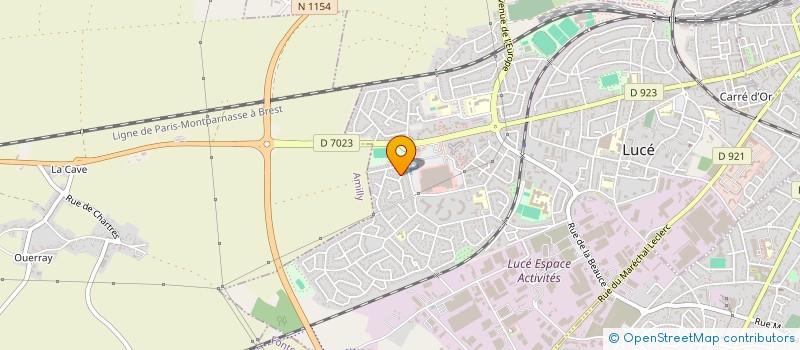 localisation de l'entreprise HARMONY SERVICES à LUCE