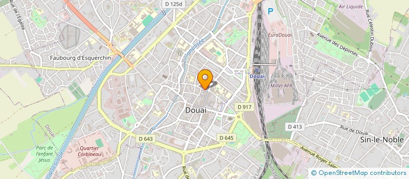 localisation de l'entreprise HARMONY SPA  DOUAI