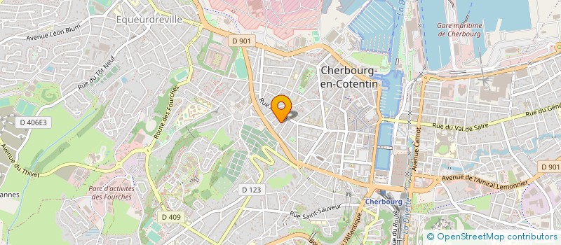 localisation de l'entreprise HARMONY STUDIO à CHERBOURG-EN-COTENTIN