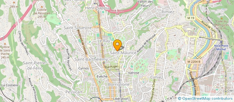 localisation de l'entreprise HARMONY TAXI à NICE