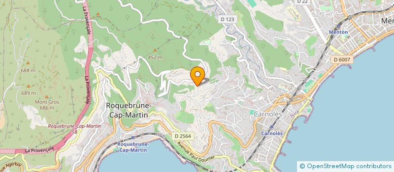 localisation de l'entreprise HARMONYA CONSULTING  ROQUEBRUNE-CAP-MARTIN