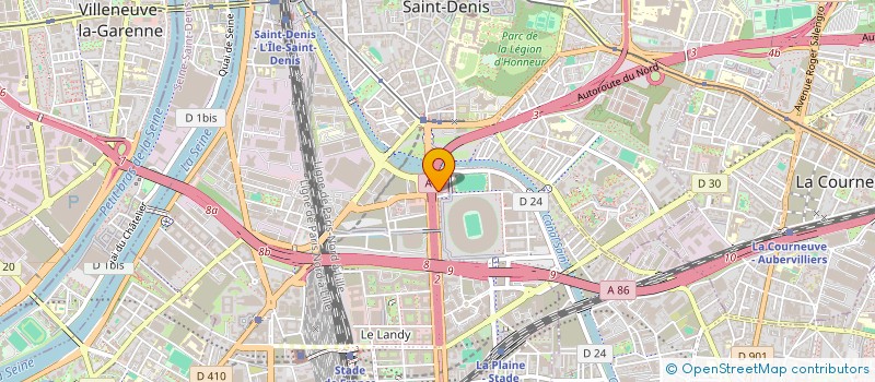 localisation de l'entreprise HARMONYE à SAINT-DENIS