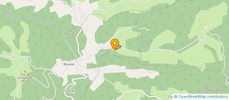 localisation de l'entreprise HARMONYS  LAGLEYGEOLLE