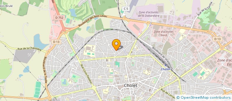 localisation de l'entreprise HARMUNDI  CHOLET