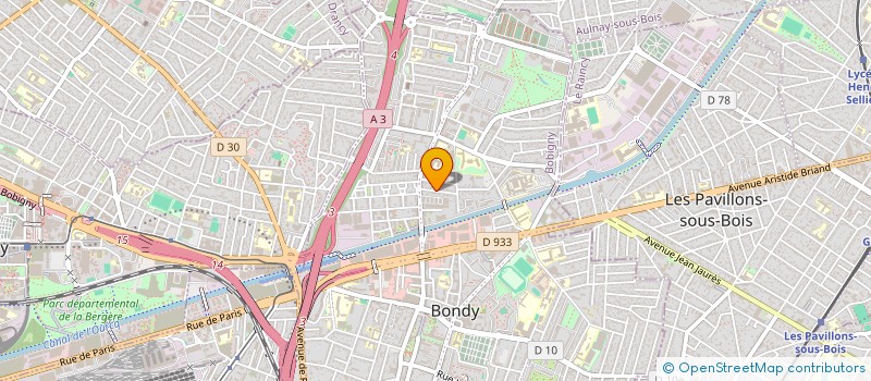 localisation de l'entreprise HARNEK à BONDY