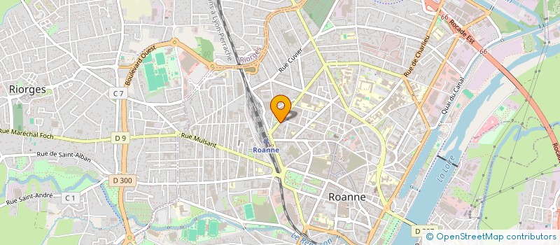 localisation de l'entreprise HARNEO à ROANNE