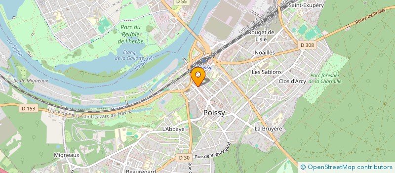 localisation de l'entreprise HARNESS FRANCE à POISSY