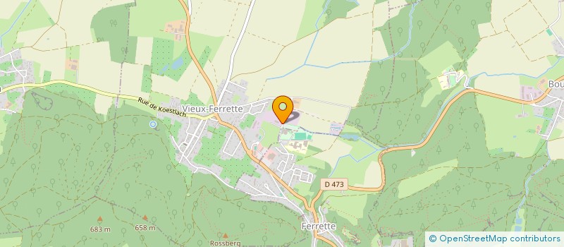 localisation de l'entreprise HARNIST AUTOMOBILES  VIEUX-FERRETTE