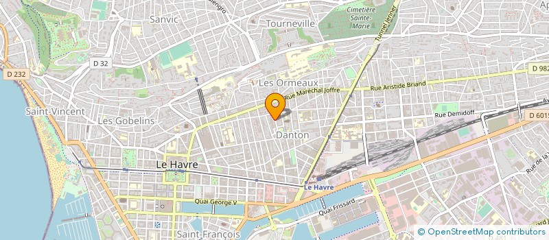 localisation de l'entreprise HARNOLD à LE HAVRE