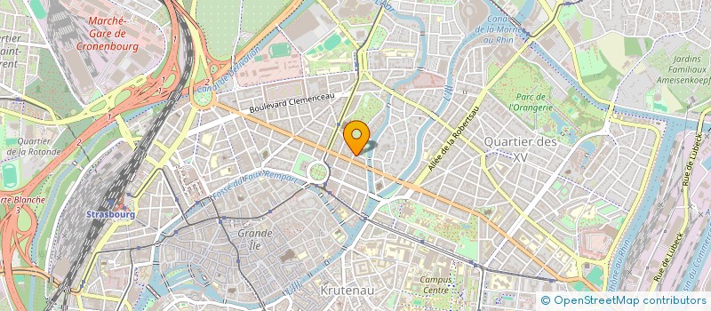 localisation de l'entreprise HAROCHE HOLDING à STRASBOURG
