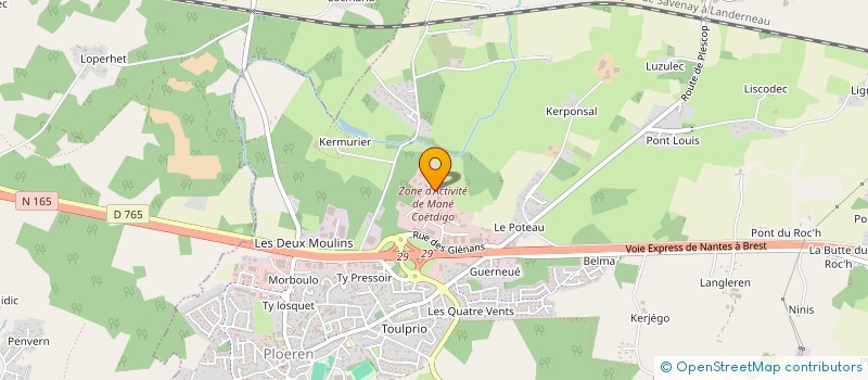 localisation de l'entreprise HAROCHE PROMOTION à VANNES