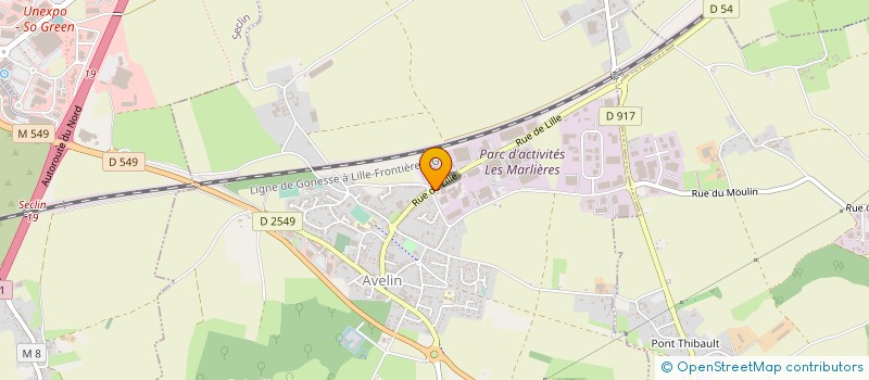localisation de l'entreprise HAROL FRANCE à AVELIN