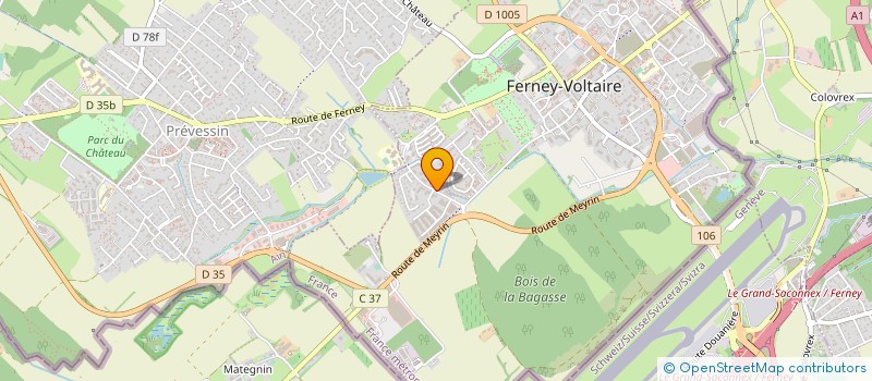 localisation de l'entreprise HAROLD ALEXANDER CONSULTING à FERNEY-VOLTAIRE
