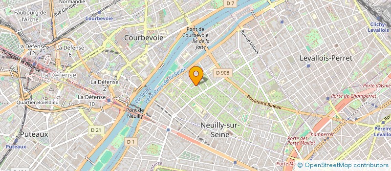 localisation de l'entreprise HAROMA à NEUILLY-SUR-SEINE