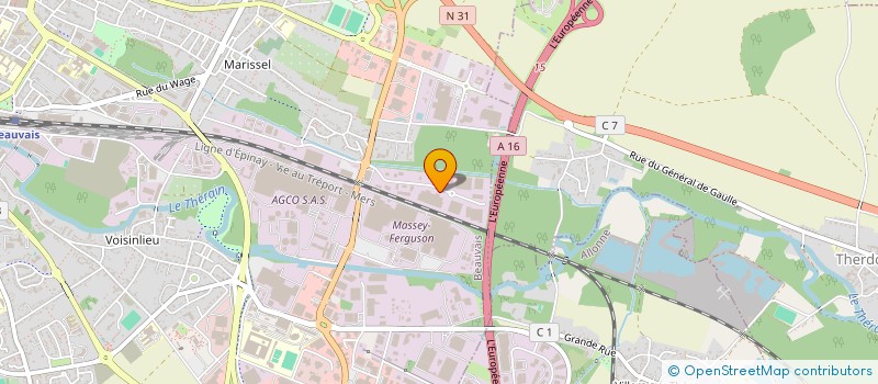 localisation de l'entreprise HAROT  BEAUVAIS