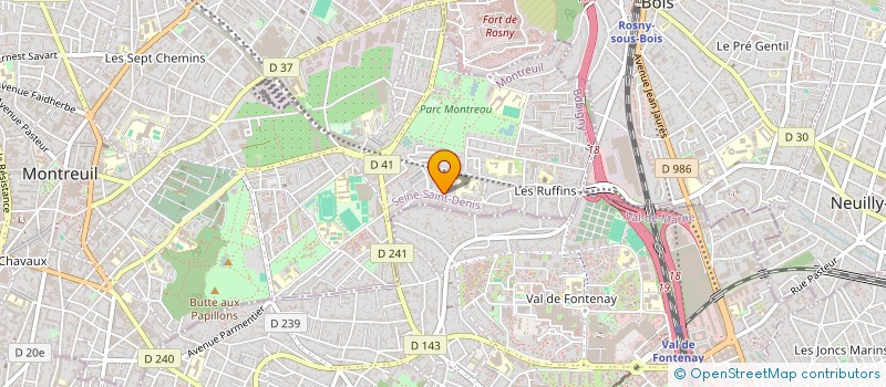 localisation de l'entreprise HAROUI FAMILY à MONTREUIL