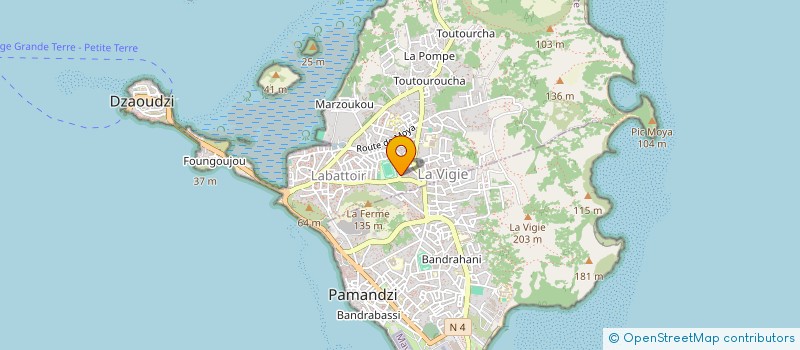 localisation de l'entreprise HAROUNA ET DESCENDANCE à PAMANDZI
