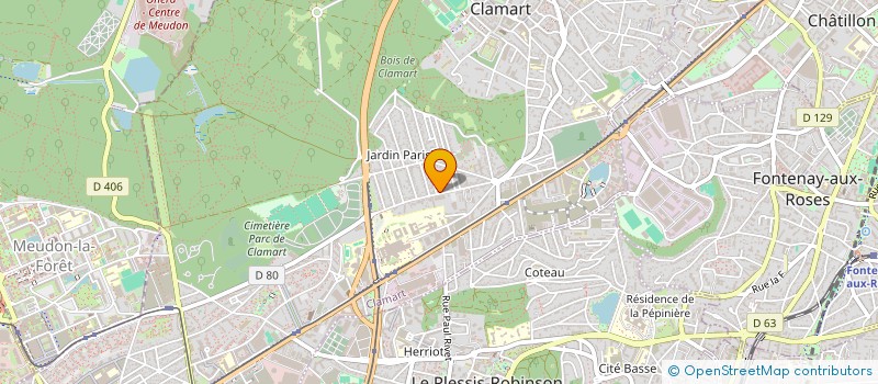 localisation de l'entreprise HAROUT à CLAMART