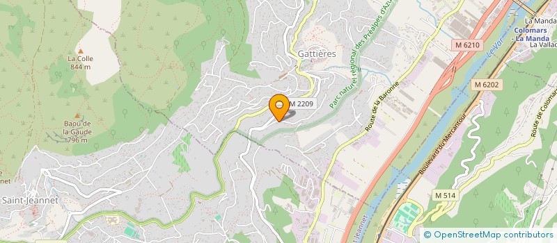 localisation de l'entreprise HAROVY  GATTIERES