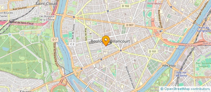 localisation de l'entreprise HARP à BOULOGNE-BILLANCOURT