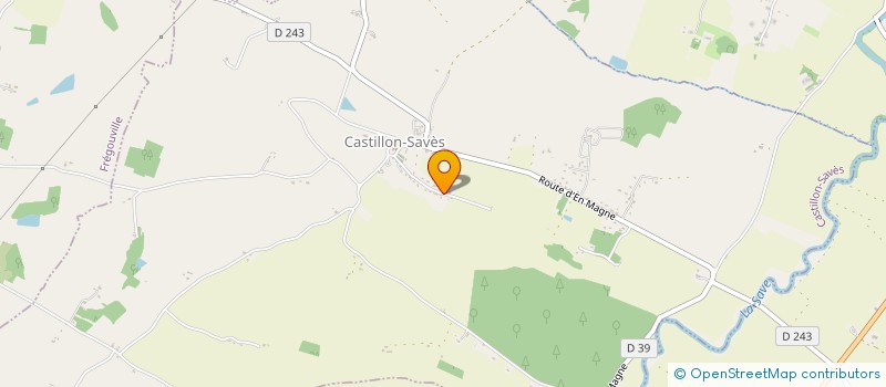 localisation de l'entreprise HARP IMMO  CASTILLON-SAVES