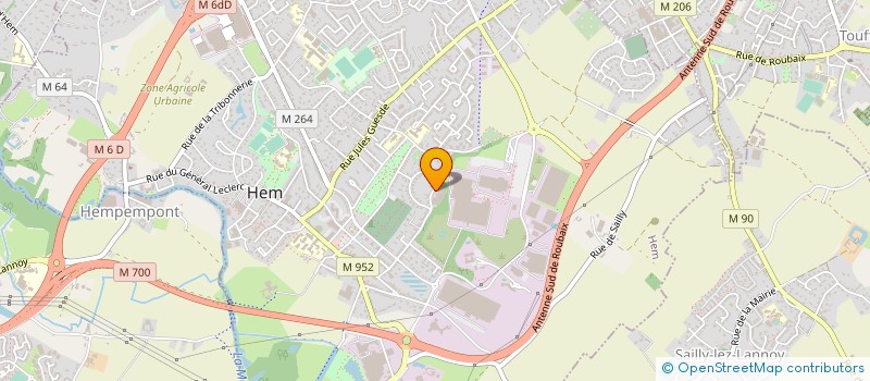 localisation de l'entreprise HARPAGE à HEM
