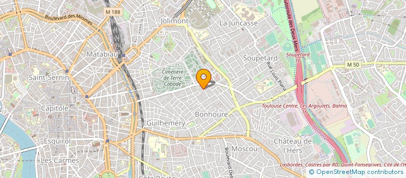 localisation de l'entreprise HARPAGE IMMOBILIER à TOULOUSE