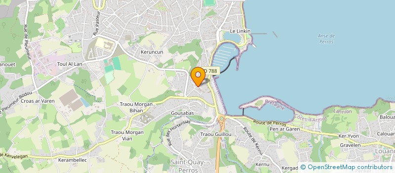 localisation de l'entreprise HARPAN DIWAN E BRO BERROZ  PERROS-GUIREC