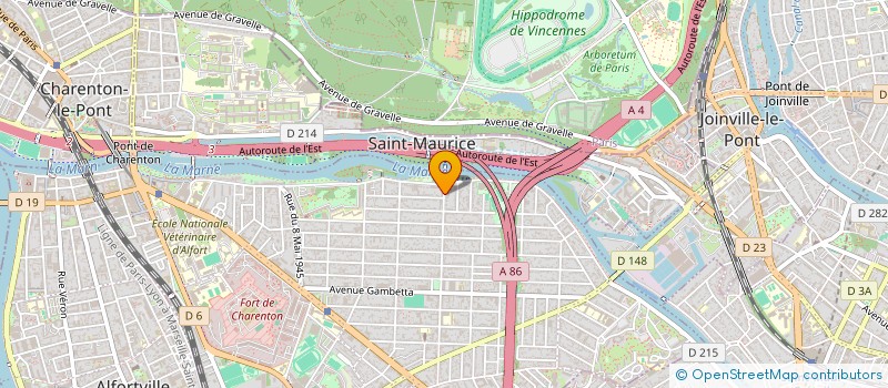 localisation de l'entreprise HARPE à MAISONS-ALFORT