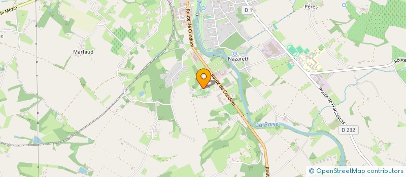 localisation de l'entreprise HARPE EN ALBRET  NERAC