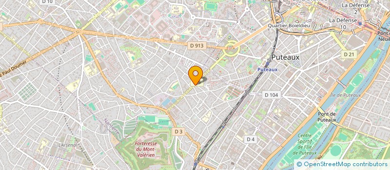 localisation de l'entreprise HARPEA à SURESNES