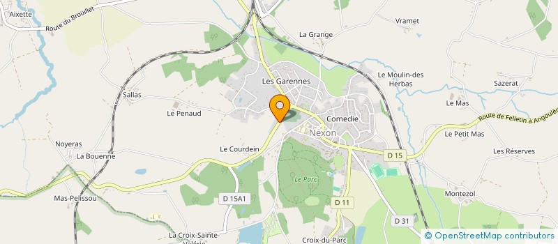 localisation de l'entreprise HARPEDGE à NEXON