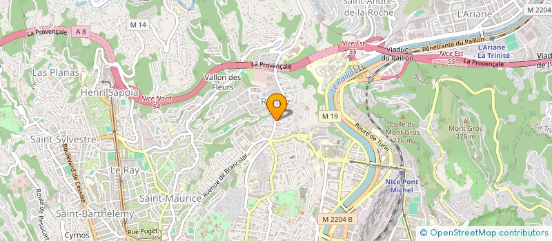 localisation de l'entreprise HARPEGIO  NICE