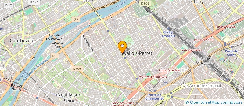 localisation de l'entreprise HARPO à LEVALLOIS-PERRET