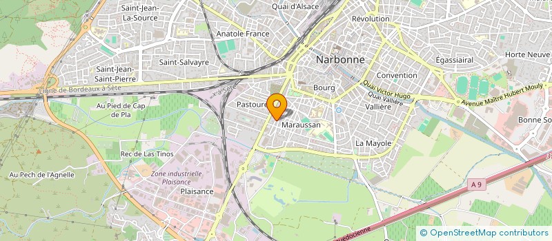 localisation de l'entreprise HARPON CLUB AUDOIS  NARBONNE