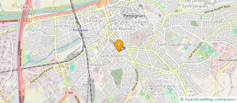 localisation de l'entreprise HARPON CLUB CATALAN  PERPIGNAN