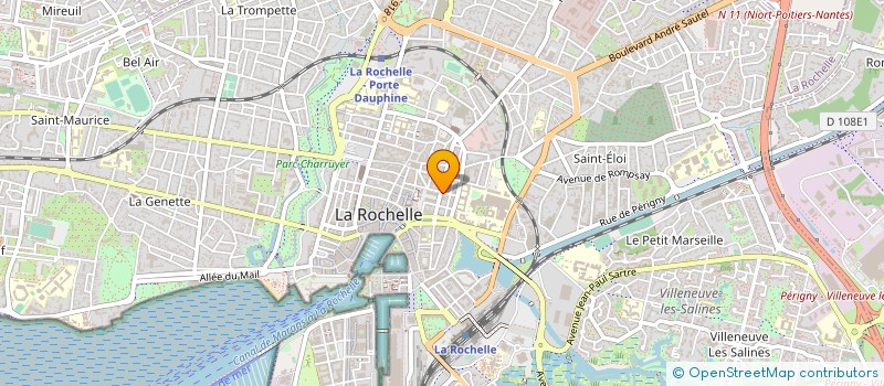 localisation de l'entreprise HARPUS à LA ROCHELLE